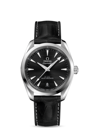 Omega Seamaster Aqua Terra 150M Master Chronometer 38 Stainless Steel / Black / Alligator